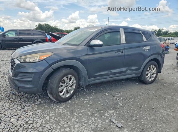 KM8J23A49LU114556 2020 HYUNDAI TUCSON Синий Задняя левая четверть