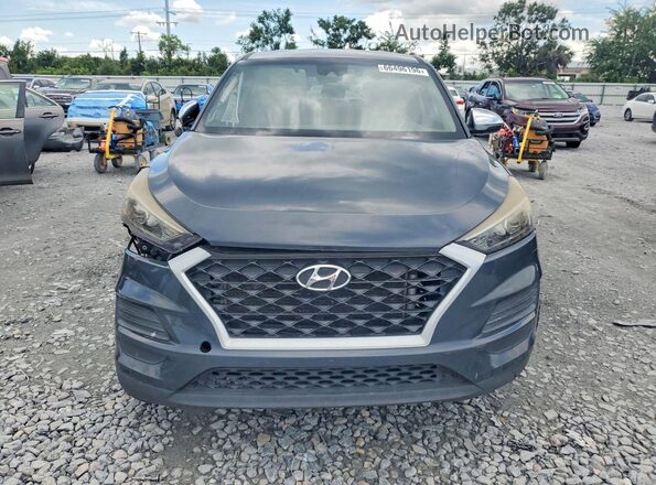KM8J23A49LU114556 2020 HYUNDAI TUCSON Синий Вид задней части салона