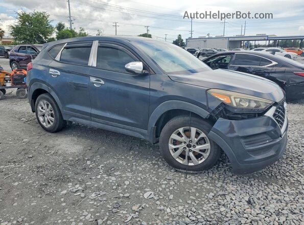 KM8J23A49LU114556 2020 HYUNDAI TUCSON Синий Вид панели приборов
