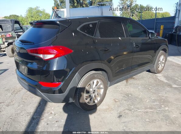 KM8J23A4XJU698575 2018 HYUNDAI TUCSON Черный Задняя правая четверть