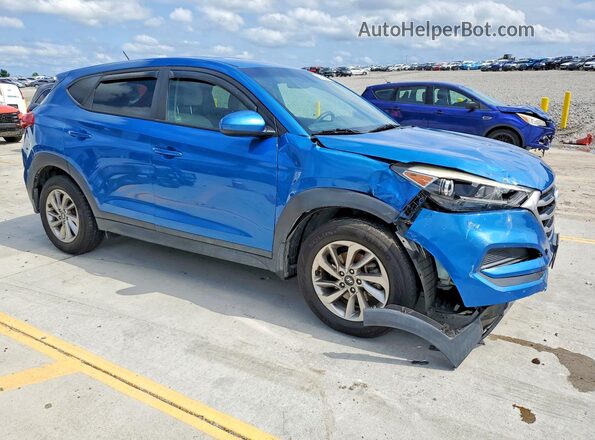 KM8J23A4XJU785375 2018 HYUNDAI TUCSON Blue Front right