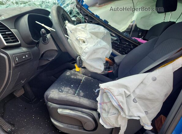 KM8J23A4XMU328716 2021 HYUNDAI TUCSON Blue Vista interior delantera