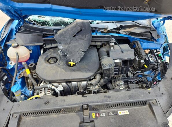 KM8J23A4XMU328716 2021 HYUNDAI TUCSON Blue Vista interior trasera