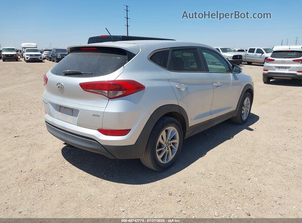 KM8J2CA40JU655783 2018 HYUNDAI TUCSON Серебряный Задняя правая четверть