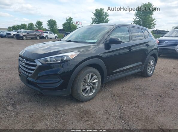KM8J2CA40JU656111 2018 HYUNDAI TUCSON Black Przód lewy