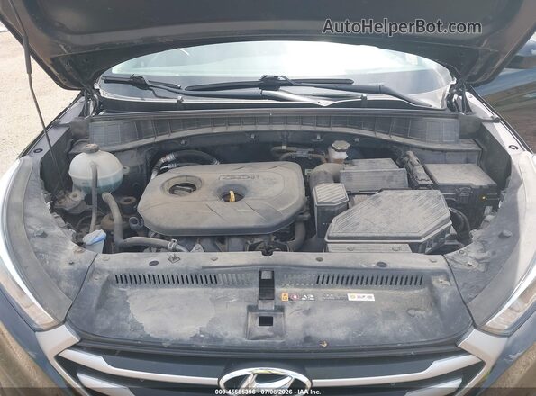 KM8J2CA40JU656111 2018 HYUNDAI TUCSON Black Widok z tyłu