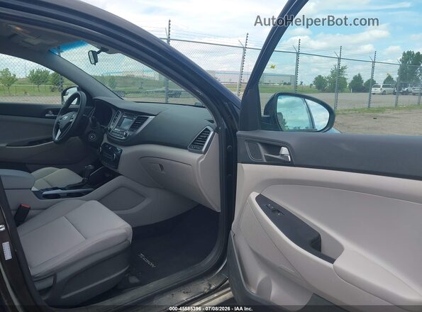 KM8J2CA40JU656111 2018 HYUNDAI TUCSON Black Widok wnętrza z przodu