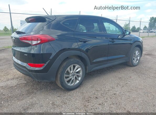 KM8J2CA40JU656111 2018 HYUNDAI TUCSON Black Tył prawy