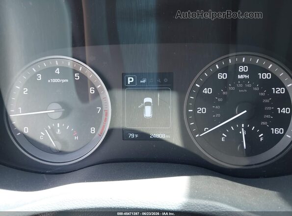 KM8J2CA40JU680957 2018 HYUNDAI TUCSON Gray Vista de los asientos traseros
