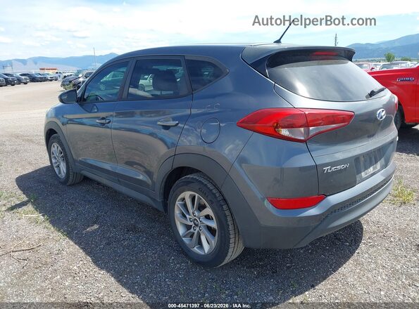 KM8J2CA40JU680957 2018 HYUNDAI TUCSON Gray Trasero izquierdo