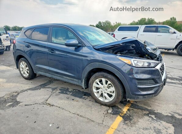 KM8J2CA40KU965482 2019 HYUNDAI TUCSON Blue Delantero derecho