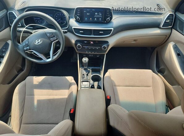 KM8J2CA40KU965482 2019 HYUNDAI TUCSON Blue Vista del salpicadero