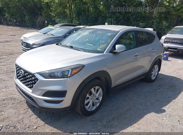 KM8J2CA40LU133593 2020 HYUNDAI TUCSON Silver Առջևի ձախ երեք քառորդ տեսարան