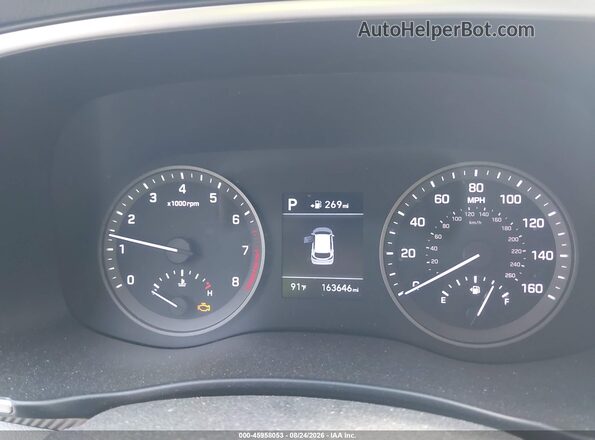 KM8J2CA40LU133593 2020 HYUNDAI TUCSON Silver Հետևի նստատեղերի տեսք