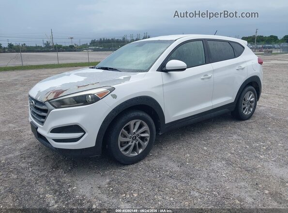 KM8J2CA41JU664640 2018 HYUNDAI TUCSON White Front left