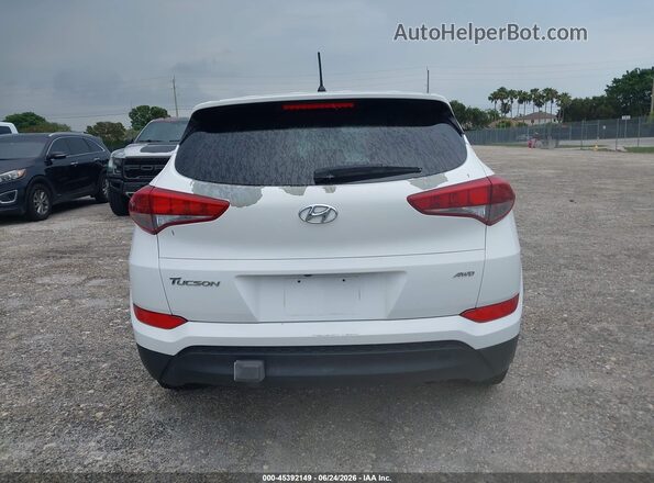 KM8J2CA41JU664640 2018 HYUNDAI TUCSON White 