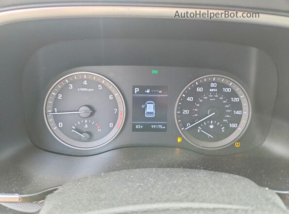 KM8J2CA41LU078667 2020 HYUNDAI TUCSON Black Вид наклейки з VIN-кодом