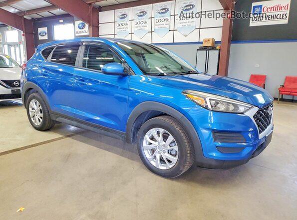 KM8J2CA41LU089670 2020 HYUNDAI TUCSON Blue Delantero derecho