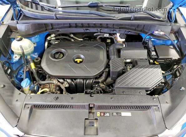 KM8J2CA41LU089670 2020 HYUNDAI TUCSON Blue Vista del compartimento del motor