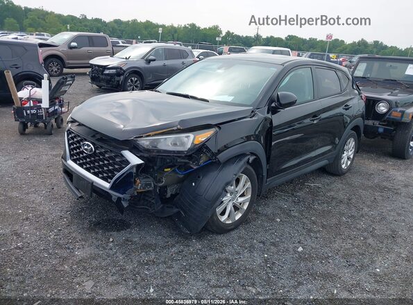KM8J2CA42KU072889 2019 HYUNDAI TUCSON Черный Передняя левая четверть