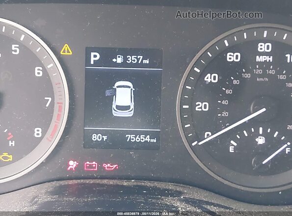 KM8J2CA42KU072889 2019 HYUNDAI TUCSON Черный 