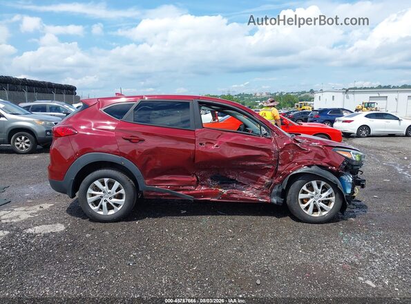 KM8J2CA42LU144031 2020 HYUNDAI TUCSON Red Вид задньої частини салону