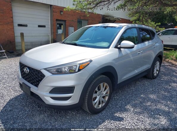 KM8J2CA43KU997259 2019 HYUNDAI TUCSON Серебряный Передняя левая четверть