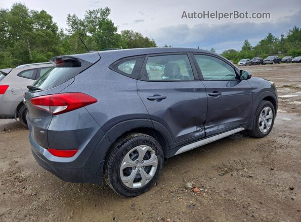 KM8J2CA44HU545006 2017 HYUNDAI TUCSON Серый Задняя правая четверть
