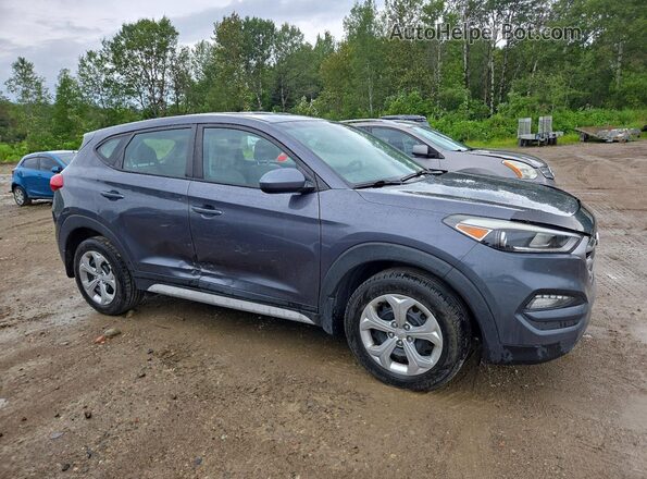 KM8J2CA44HU545006 2017 HYUNDAI TUCSON Серый Передняя правая четверть