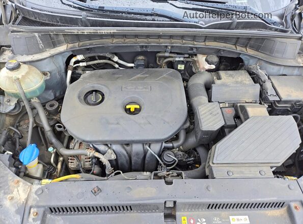 KM8J2CA44HU545006 2017 HYUNDAI TUCSON Серый Вид подкапотного пространства
