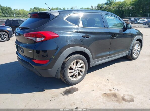 KM8J2CA44JU639201 2018 HYUNDAI TUCSON Black Հետևի աջ