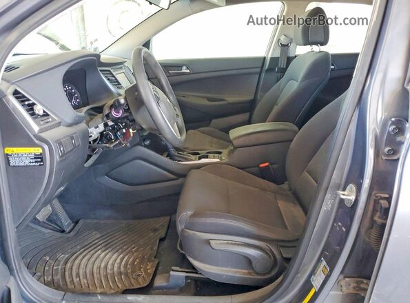 KM8J2CA44JU696417 2018 HYUNDAI TUCSON Gray Вид салону спереду