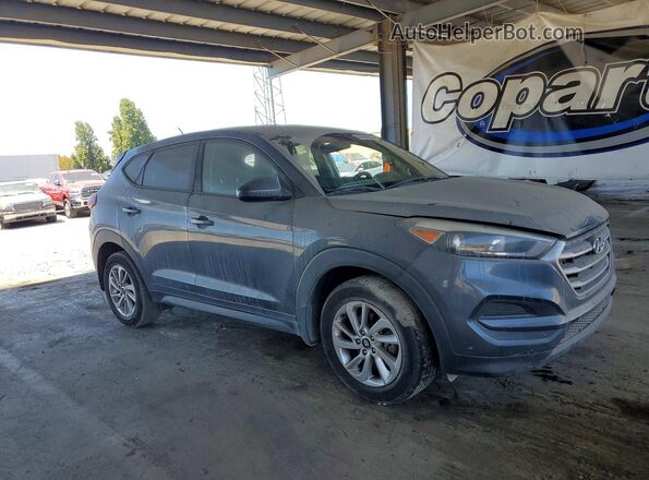 KM8J2CA44JU696417 2018 HYUNDAI TUCSON Gray Передня права чверть