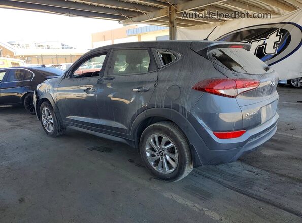 KM8J2CA44JU696417 2018 HYUNDAI TUCSON Gray Задня ліва чверть