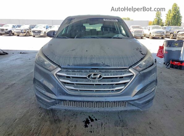 KM8J2CA44JU696417 2018 HYUNDAI TUCSON Gray Вид спереду