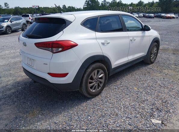 KM8J2CA44JU701468 2018 HYUNDAI TUCSON White Задня права чверть