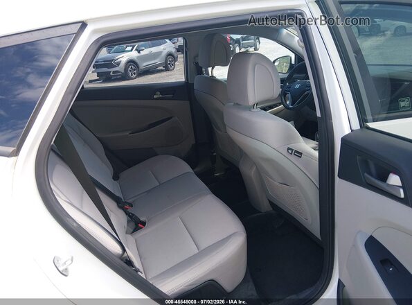 KM8J2CA44JU701468 2018 HYUNDAI TUCSON White Вид наклейки з VIN-кодом