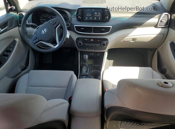 KM8J2CA44KU012080 2019 HYUNDAI TUCSON Gray Առջևի վահանակի տեսք