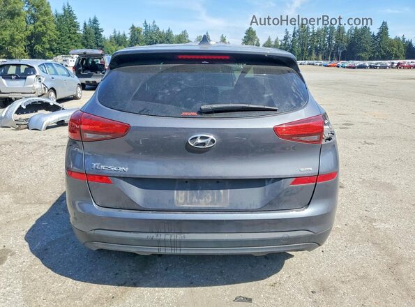 KM8J2CA44KU012080 2019 HYUNDAI TUCSON Gray Հետևի տեսք
