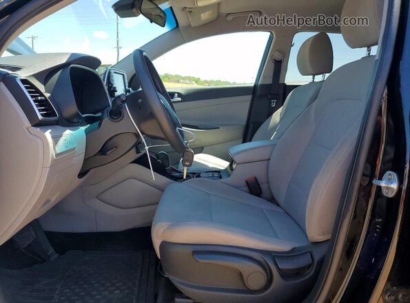KM8J2CA44LU136822 2020 HYUNDAI TUCSON Black Front interior view