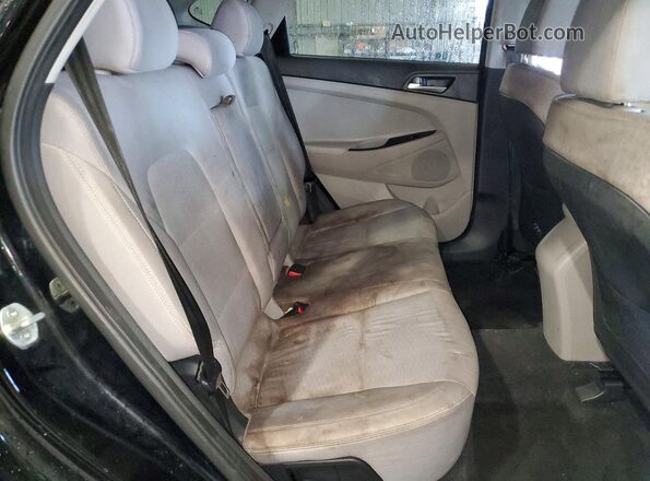 KM8J2CA44MU336908 2021 HYUNDAI TUCSON Black Widok wnętrza z tyłu