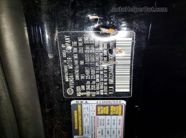KM8J2CA44MU336908 2021 HYUNDAI TUCSON Black Widok wnętrza 360 stopni