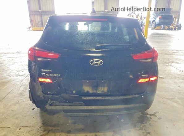 KM8J2CA44MU336908 2021 HYUNDAI TUCSON Black Widok z tyłu