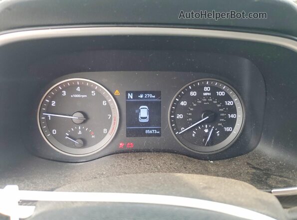 KM8J2CA44MU394629 2021 HYUNDAI TUCSON Silver Vista del cuadro de instrumentos