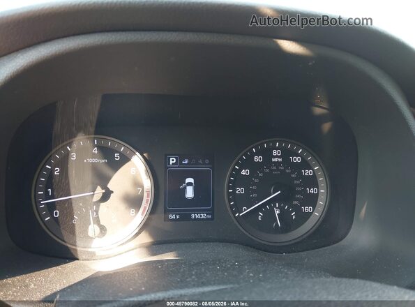 KM8J2CA45JU617059 2018 HYUNDAI TUCSON Gray Հետևի նստատեղերի տեսք