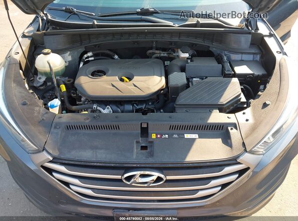 KM8J2CA45JU617059 2018 HYUNDAI TUCSON Gray Հետևի տեսք