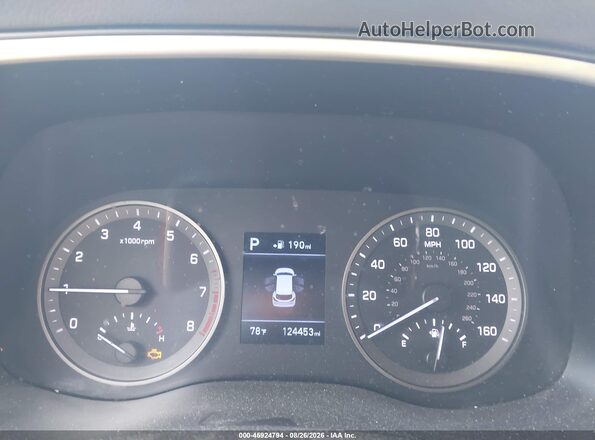 KM8J2CA45KU939055 2019 HYUNDAI TUCSON Dark Blue Rear seats view