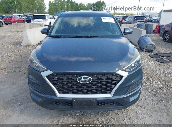 KM8J2CA45KU939055 2019 HYUNDAI TUCSON Dark Blue Rear interior view