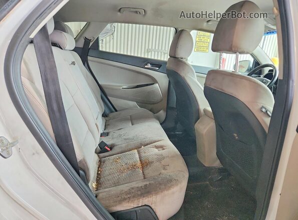 KM8J2CA45KU952937 2019 HYUNDAI TUCSON White Սալոնի հետևի տեսք