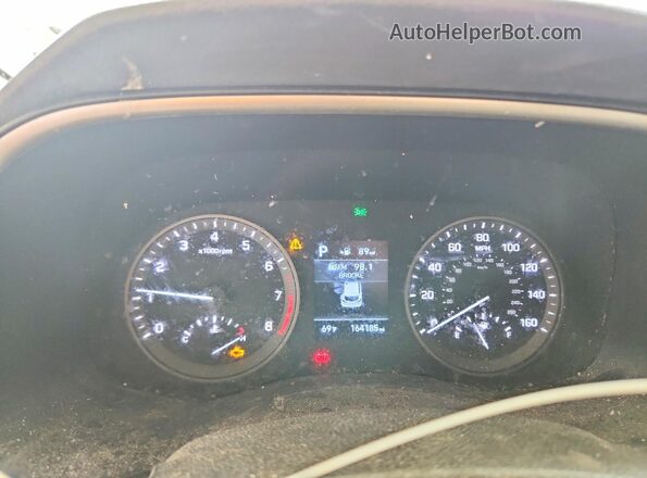 KM8J2CA45KU952937 2019 HYUNDAI TUCSON White Սարքավորումների վահանակի տեսք